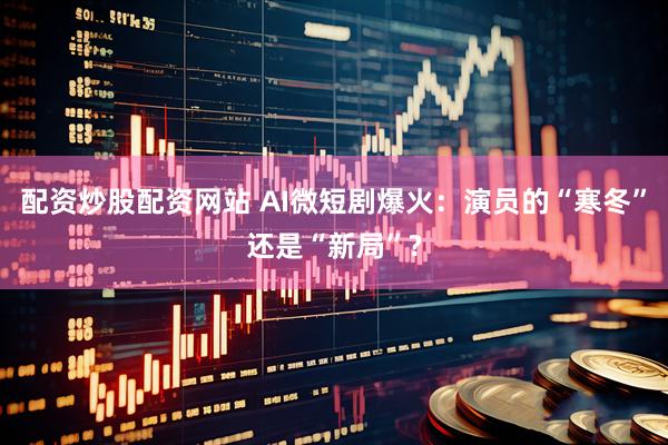 配资炒股配资网站 AI微短剧爆火：演员的“寒冬”还是“新局”?
